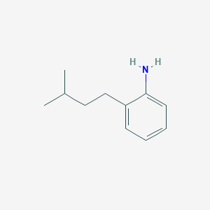 molecular formula C11H17N B2469338 2-(3-甲基丁基)苯胺 CAS No. 104177-71-1
