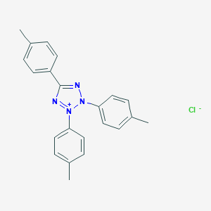 molecular formula C22H21ClN4 B024694 2,3,5-Tris(p-tolyl)tetrazolium Chloride CAS No. 103538-50-7