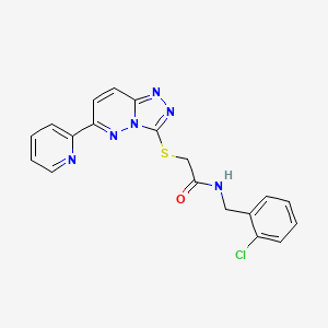 N-[(2-chlorophenyl)methyl]-2-{[6-(pyridin-2-yl)-[1,2,4]triazolo[4,3-b]pyridazin-3-yl]sulfanyl}acetamide