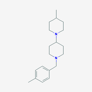 molecular formula C19H30N2 B246947 4-methyl-1'-(4-methylbenzyl)-1,4'-bipiperidine 