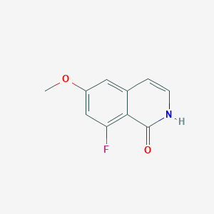 molecular formula C10H8FNO2 B2469500 8-氟-6-甲氧基异喹啉-1-醇 CAS No. 2088942-78-1