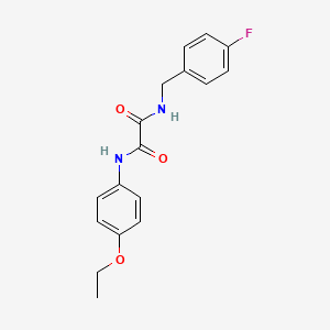 molecular formula C17H17FN2O3 B2469517 N1-(4-乙氧基苯基)-N2-(4-氟苄基)草酰胺 CAS No. 701239-87-4