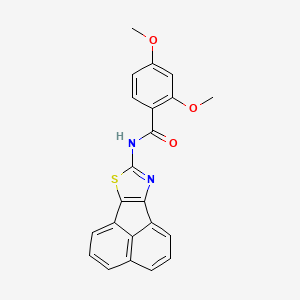 molecular formula C22H16N2O3S B2469523 N-(苯并[1,2-d]噻唑-8-基)-2,4-二甲氧基苯甲酰胺 CAS No. 536729-15-4