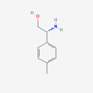 molecular formula C9H13NO B2469543 (2R)-2-Amino-2-(4-methylphenyl)ethan-1-OL CAS No. 639054-51-6