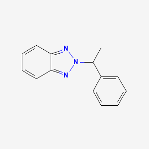 molecular formula C14H13N3 B2469548 2-(1-Phenylethyl)benzotriazole CAS No. 23269-75-2