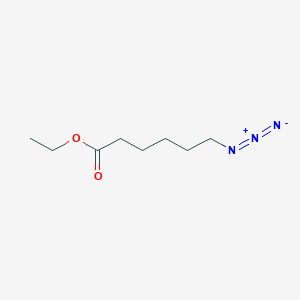 molecular formula C8H15N3O2 B2469581 Ethyl 6-azidohexanoate CAS No. 65374-10-9