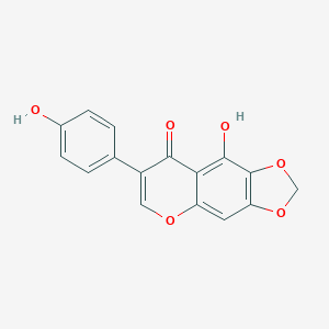 molecular formula C16H10O6 B024697 Irilone CAS No. 41653-81-0