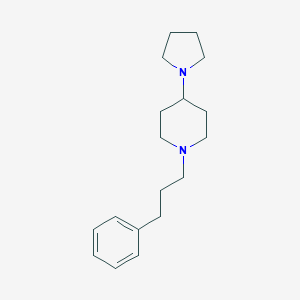 molecular formula C18H28N2 B246970 1-(3-Phenylpropyl)-4-(pyrrolidin-1-yl)piperidine 