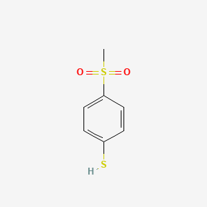 molecular formula C7H8O2S2 B2469702 4-Methanesulfonylbenzene-1-thiol CAS No. 3814-25-3