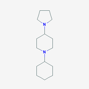 molecular formula C15H28N2 B246971 1-Cyclohexyl-4-(1-pyrrolidinyl)piperidine 