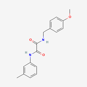 molecular formula C17H18N2O3 B2469733 N-(4-甲氧基苄基)-N'-(3-甲基苯基)乙二酰胺 CAS No. 433241-26-0