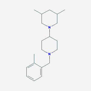 molecular formula C20H32N2 B246974 3',5'-Dimethyl-1-(2-methylbenzyl)-4,1'-bipiperidine 