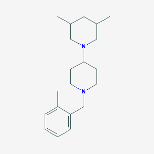 molecular formula C20H32N2 B246974 3,5-dimethyl-1'-(2-methylbenzyl)-1,4'-bipiperidine 