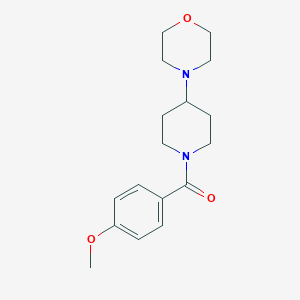 (4-Methoxyphenyl)[4-(morpholin-4-yl)piperidin-1-yl]methanone
