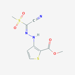 molecular formula C9H9N3O4S2 B2469772 Inhibidor de la traducción de HIF-2a CAS No. 882268-69-1