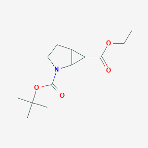 molecular formula C13H21NO4 B2469787 2-tert-Butyl 6-ethyl 2-azabicyclo[3.1.0]hexane-2,6-dicarboxylate CAS No. 1823754-79-5