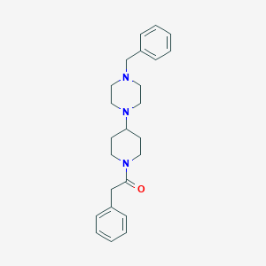 1-[4-(4-Benzylpiperazin-1-yl)piperidin-1-yl]-2-phenylethanone