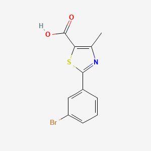 4-Methyl-2-(3-bromophenyl)thiazole-5-carboxylic acid