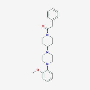 1-(2-Methoxyphenyl)-4-[1-(phenylacetyl)-4-piperidinyl]piperazine