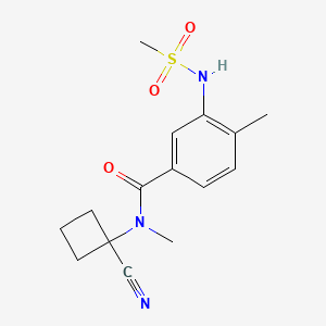 N-(1-cyanocyclobutyl)-3-methanesulfonamido-N,4-dimethylbenzamide