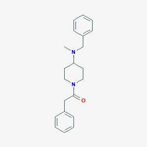 molecular formula C21H26N2O B246983 N-benzyl-N-methyl-1-(phenylacetyl)-4-piperidinamine 