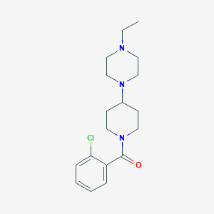 1-[1-(2-Chlorobenzoyl)-4-piperidinyl]-4-ethylpiperazine
