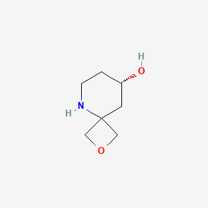 molecular formula C7H13NO2 B2469876 2-Oxa-5-azaspiro[3.5]nonan-8-ol CAS No. 1367733-13-8