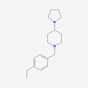 1-(4-Ethylbenzyl)-4-(1-pyrrolidinyl)piperidine