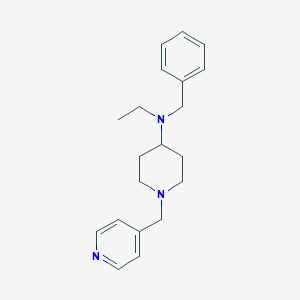 N-benzyl-N-ethyl-1-(pyridin-4-ylmethyl)piperidin-4-amine