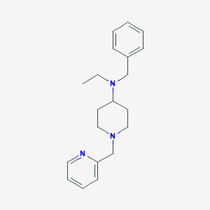 N-benzyl-N-ethyl-1-(pyridin-2-ylmethyl)piperidin-4-amine