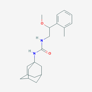 molecular formula C21H30N2O2 B2469925 1-(Adamantan-1-yl)-3-[2-methoxy-2-(2-methylphenyl)ethyl]urea CAS No. 1797878-91-1
