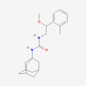 molecular formula C21H30N2O2 B2469925 1-(金刚烷-1-基)-3-[2-甲氧基-2-(2-甲苯基)乙基]脲 CAS No. 1797878-91-1