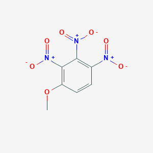 molecular formula C7H5N3O7 B2469935 1-Methoxy-2,3,4-trinitrobenzene CAS No. 116779-65-8