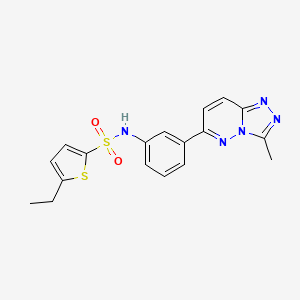 5-ethyl-N-(3-(3-methyl-[1,2,4]triazolo[4,3-b]pyridazin-6-yl)phenyl)thiophene-2-sulfonamide
