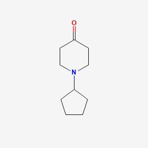 molecular formula C10H17NO B2469986 1-Cyclopentylpiperidin-4-one CAS No. 343787-68-8