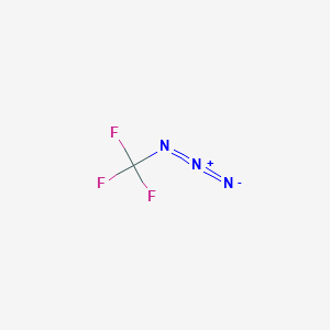 molecular formula CF3N3 B2469998 Azido(trifluoro)methane CAS No. 3802-95-7