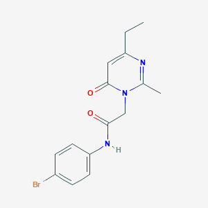 N-(4-bromophenyl)-2-(4-ethyl-2-methyl-6-oxopyrimidin-1(6H)-yl)acetamide