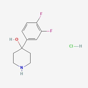 4-(3,4-Difluorophenyl)-4-piperidinol HCl