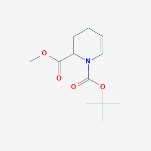 molecular formula C12H19NO4 B2470036 1-Tert-butyl 2-methyl 1,2,3,4-tetrahydropyridine-1,2-dicarboxylate CAS No. 219143-04-1