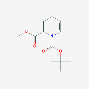 molecular formula C12H19NO4 B2470036 1-叔丁基 2-甲基 1,2,3,4-四氢吡啶-1,2-二羧酸酯 CAS No. 219143-04-1