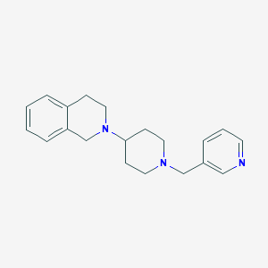 molecular formula C20H25N3 B247015 2-[1-(3-Pyridinylmethyl)-4-piperidinyl]-1,2,3,4-tetrahydroisoquinoline 