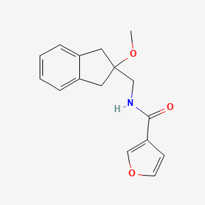 N-((2-methoxy-2,3-dihydro-1H-inden-2-yl)methyl)furan-3-carboxamide