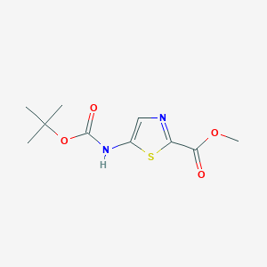 Methyl 5-((tert-butoxycarbonyl)amino)thiazole-2-carboxylate