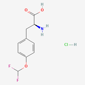 (2S)-2-Amino-3-[4-(difluoromethoxy)phenyl]propanoic acid;hydrochloride