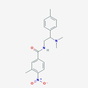 N-(2-(dimethylamino)-2-(p-tolyl)ethyl)-3-methyl-4-nitrobenzamide