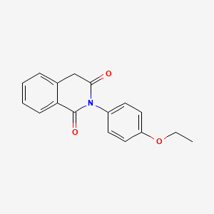 molecular formula C17H15NO3 B2470316 2-(4-ethoxyphenyl)-4H-isoquinoline-1,3-dione CAS No. 130872-49-0
