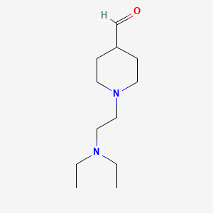 1-[2-(Diethylamino)ethyl]piperidine-4-carbaldehyde