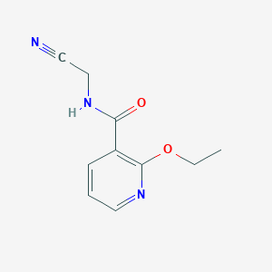 molecular formula C10H11N3O2 B2470367 N-(cyanomethyl)-2-ethoxypyridine-3-carboxamide CAS No. 1311827-33-4