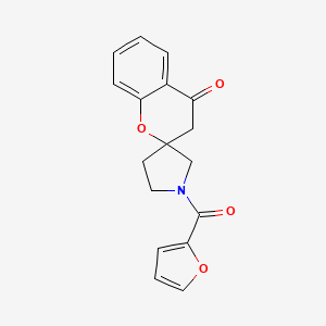 1'-(Furan-2-carbonyl)spiro[chroman-2,3'-pyrrolidin]-4-one