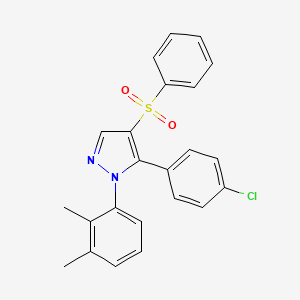 5-(4-chlorophenyl)-1-(2,3-dimethylphenyl)-4-(phenylsulfonyl)-1H-pyrazole